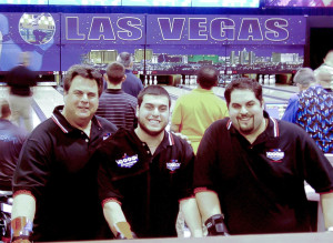 Gary and his sons Tommy and Mike bowling in the USBC National Bowling Tournament in Las Vegas in 2009.  One of Gary's favorite things to do was bowl with his sons.